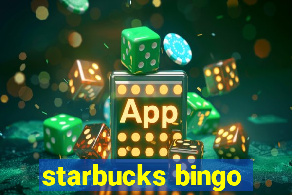 starbucks bingo