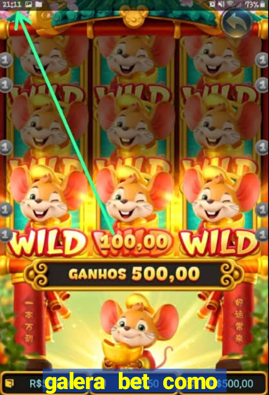 galera bet como sacar o bonus