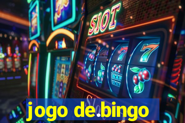 jogo de.bingo