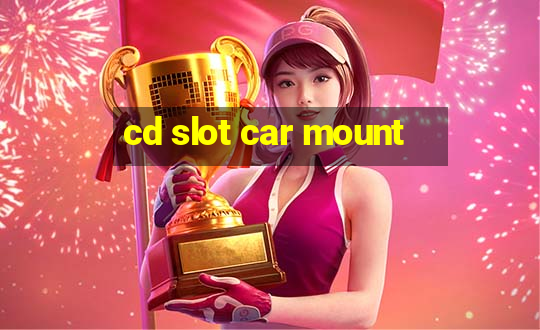 cd slot car mount