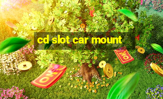 cd slot car mount