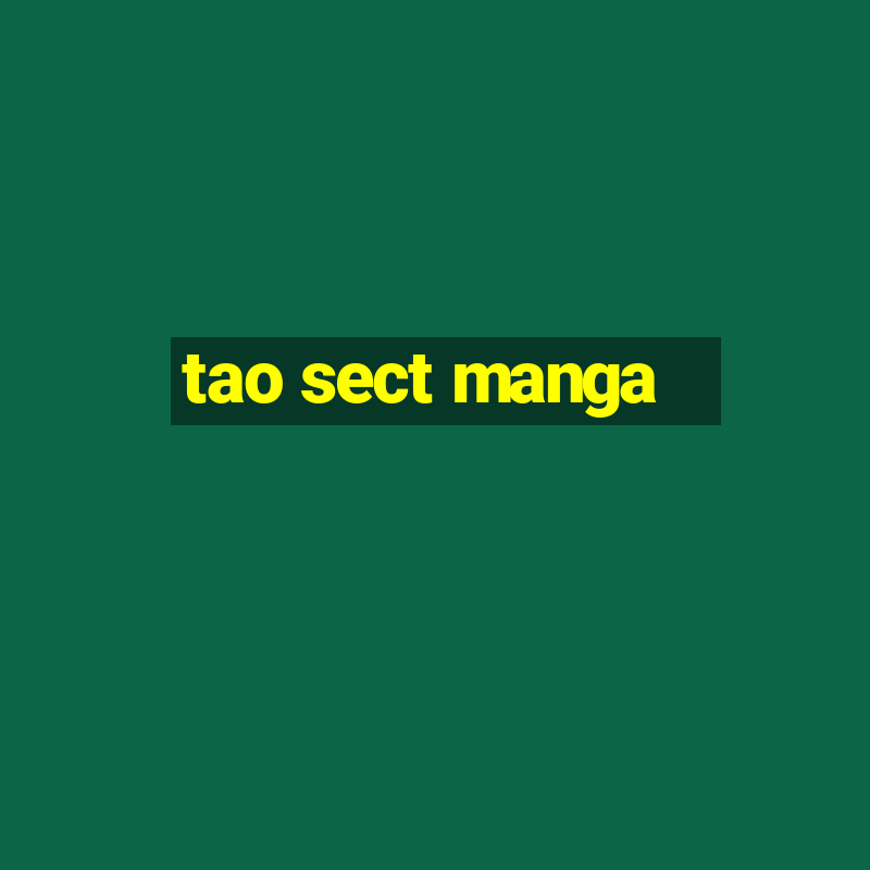 tao sect manga