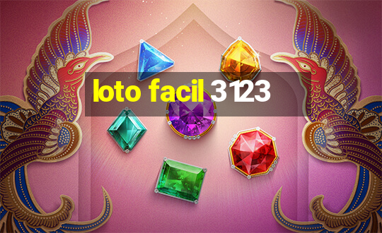 loto facil 3123