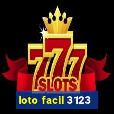 loto facil 3123