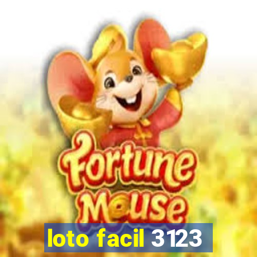 loto facil 3123