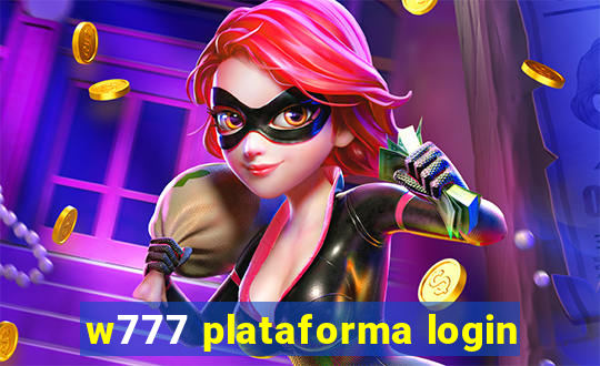 w777 plataforma login