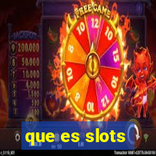 que es slots