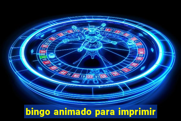 bingo animado para imprimir