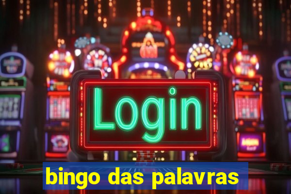 bingo das palavras