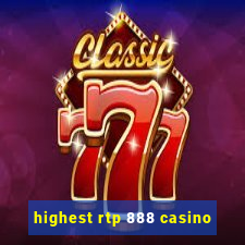 highest rtp 888 casino