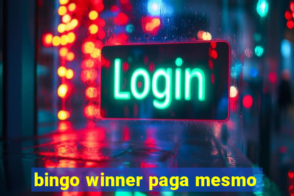 bingo winner paga mesmo