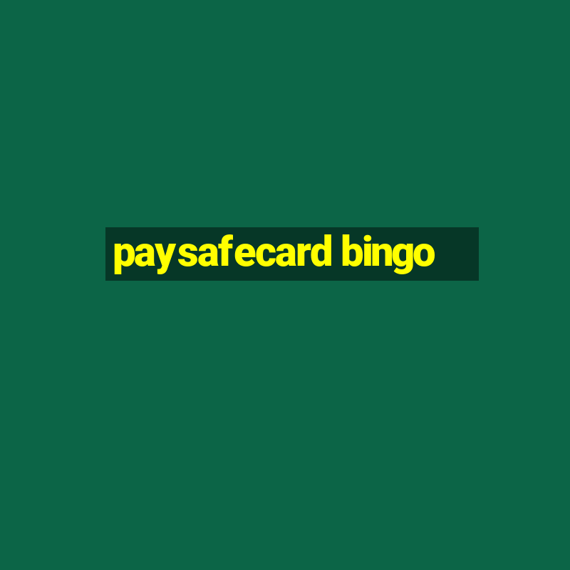 paysafecard bingo