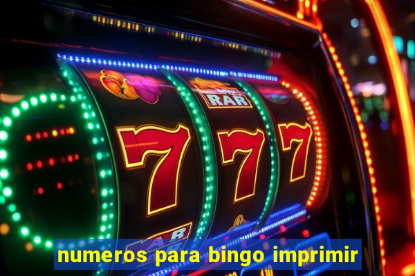 numeros para bingo imprimir