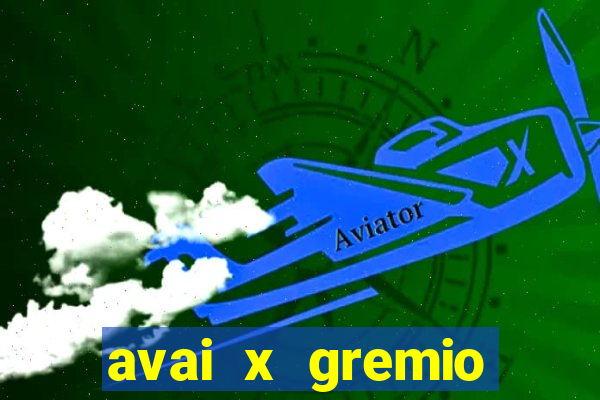 avai x gremio novorizontino palpite