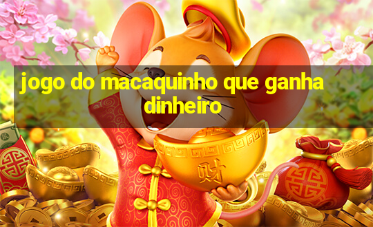 jogo do macaquinho que ganha dinheiro