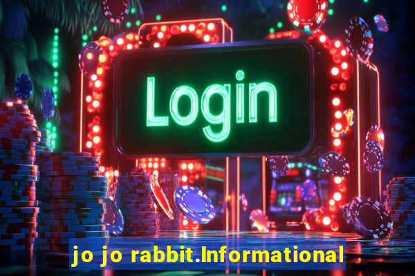 jo jo rabbit.Informational