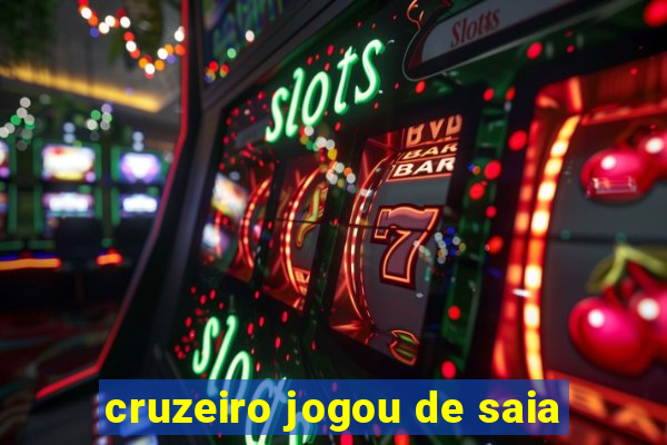 cruzeiro jogou de saia