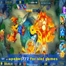 apebet777 for slot games