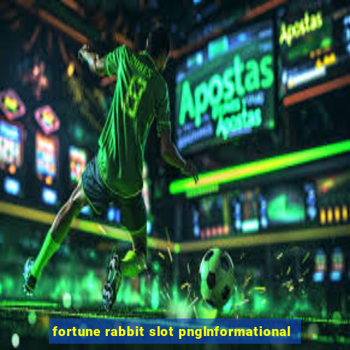 fortune rabbit slot pngInformational