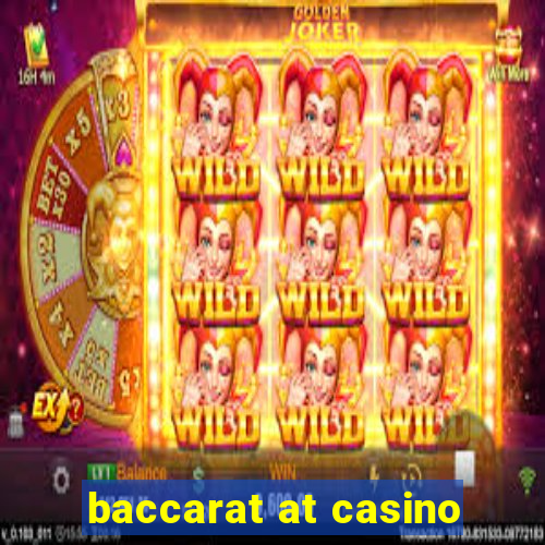 baccarat at casino