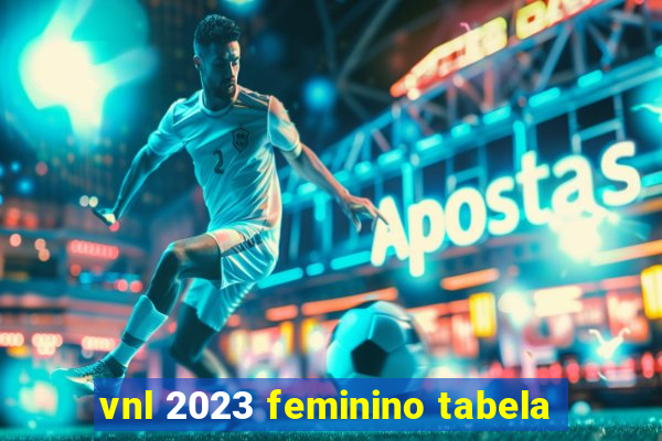 vnl 2023 feminino tabela