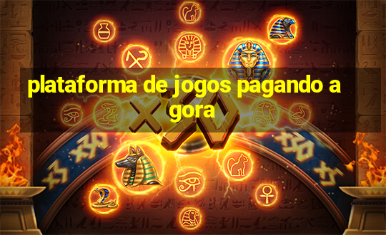 plataforma de jogos pagando agora