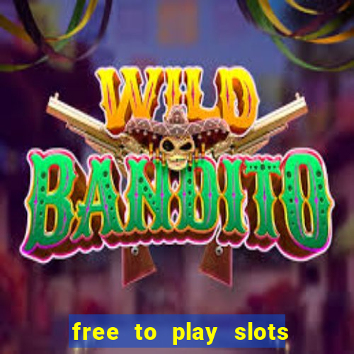 free to play slots no download