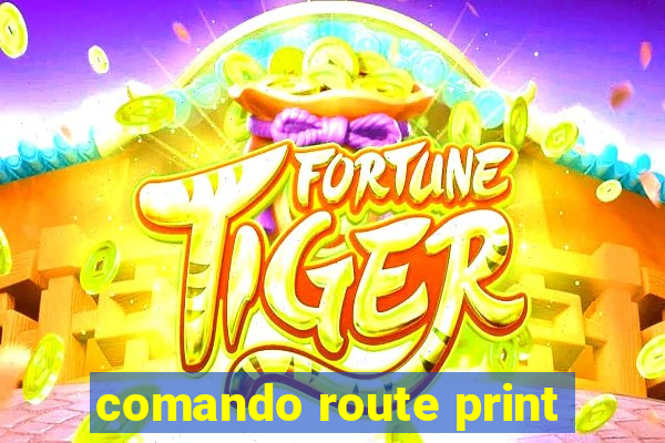 comando route print