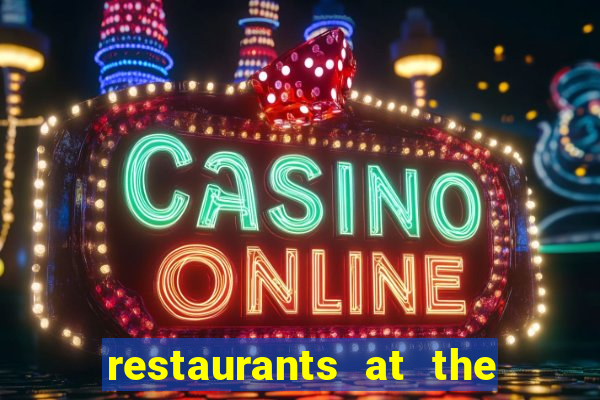 restaurants at the cosmopolitan casino