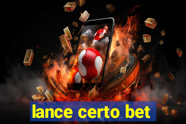 lance certo bet