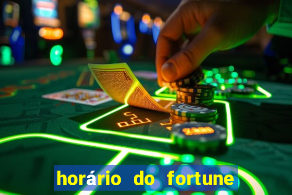 horário do fortune rabbit hoje