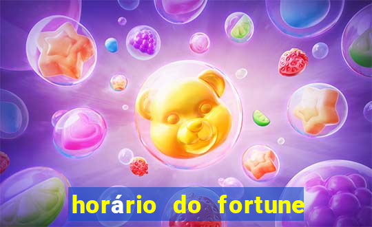 horário do fortune rabbit hoje