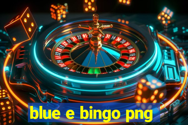 blue e bingo png