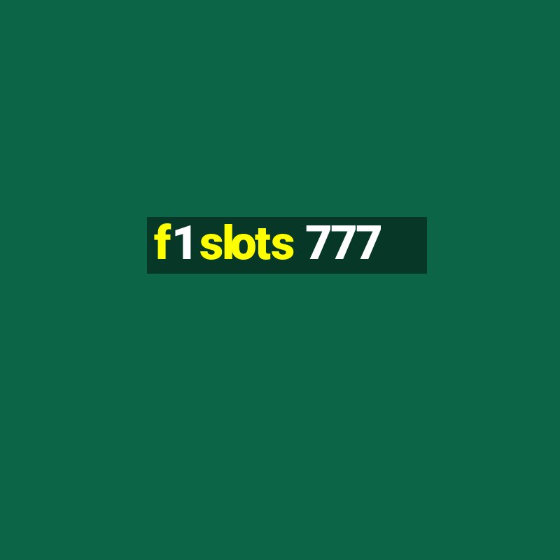 f1 slots 777