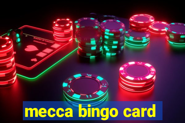 mecca bingo card