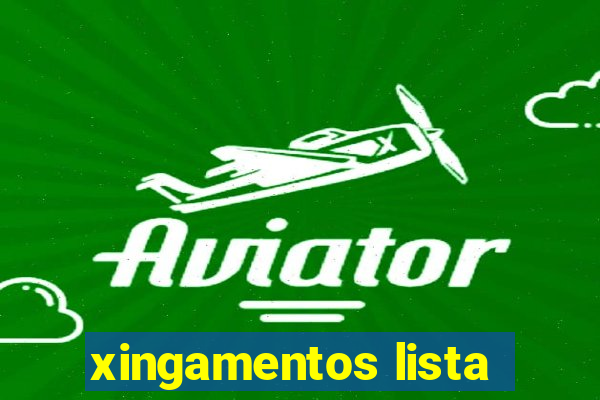 xingamentos lista