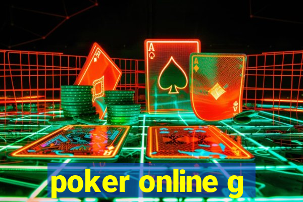 poker online g