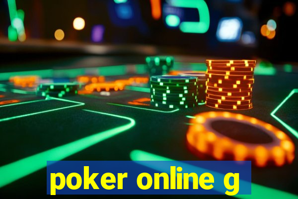 poker online g