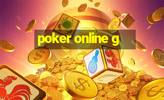 poker online g