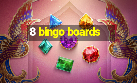 8 bingo boards