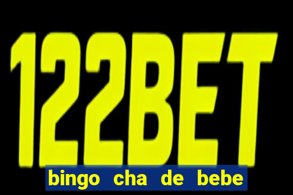 bingo cha de bebe cartelas para imprimir