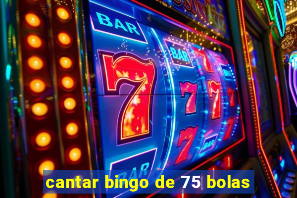 cantar bingo de 75 bolas