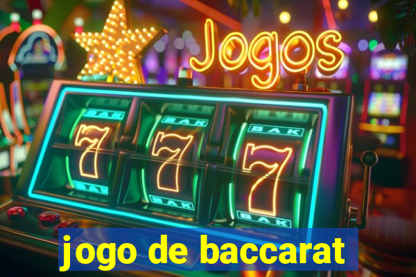 jogo de baccarat