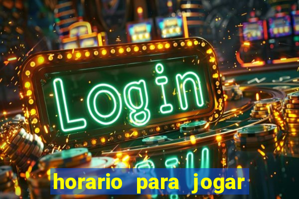 horario para jogar fortune coelho