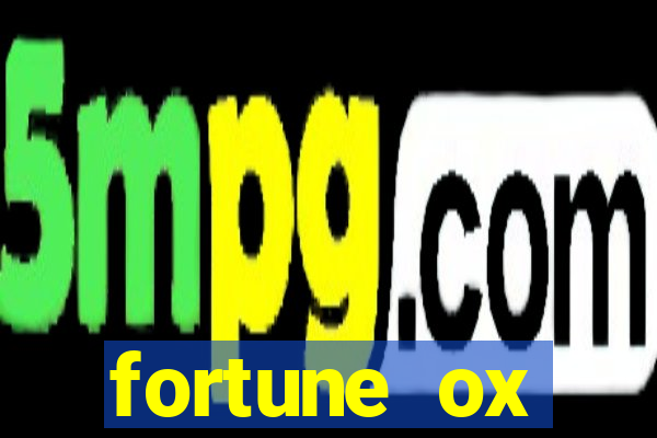 fortune ox plataforma nova