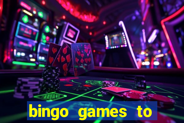 bingo games to play at home