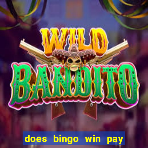 does bingo win pay real money