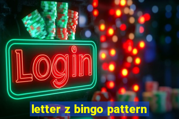 letter z bingo pattern