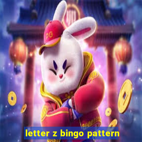 letter z bingo pattern