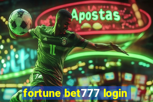 fortune bet777 login